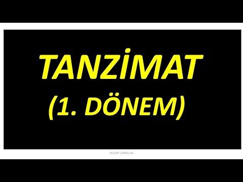 TANZİMAT EDEBİYATI (1. DÖNEM) (ŞİFRELİ HİKAYELERLE)