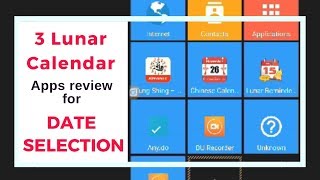 3 Lunar calendar apps review for date selection - android screenshot 4