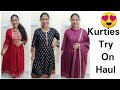 😍Daily Wear kurties in Lowest Price||Kurties try on haul