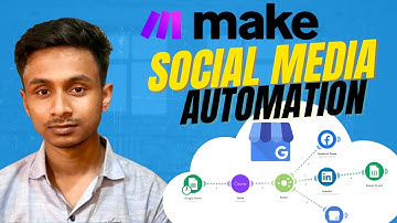 Automate Canva to Facebook, LinkedIn & Google My Business with Make.com | Full Tutorial