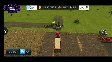 Harvesting Wheat in Farming Simulator 16 from your own form. #toplopgaming4M #fs16
