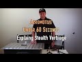 Aeromotive inc  meaning of stealth technology