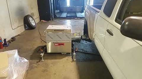 Hub dyno rpm step test demo using engine RPM