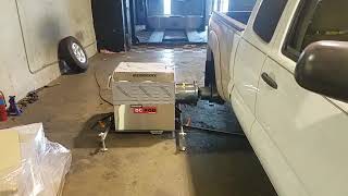 Hub dyno rpm step test demo using engine RPM