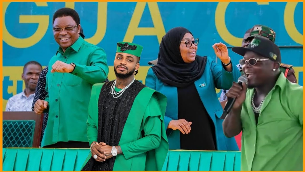 VIDEO:HARMONIZE kaimba wimbo wa DIAMOND,Raisi SAMIA afurahi na kuinuka kucheza,Mashabiki wapagawa..