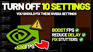 Turn Off These 10 NVIDIA Settings – Maximize GPU Performance & Boost FPS