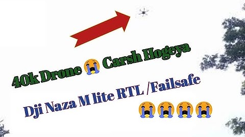 DJI Naza m lite Hexacopter drone RTL Test ll How to flying drone ll