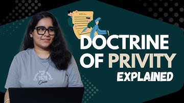 Doctrine of Privity Explained | Can a Stranger Sue? | Contract Law