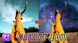 How To Create A Galaxy Edit | Photo Editing Tutorial | YouCam Perfect #Shorts screenshot 1