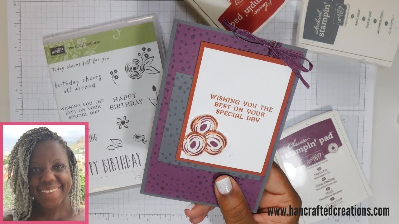 3 Colour Challenge Card Making Tutorial - Hannah Jones