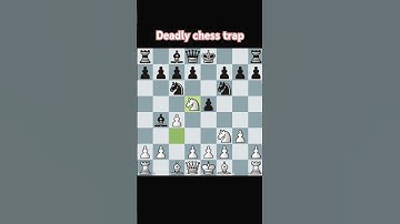 Deadly chess trap no. 1 #chess #chesscom #chessgame #chessmaster #chesstactics #beginnerchess