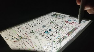 generative modular ambient using mirack for ipad