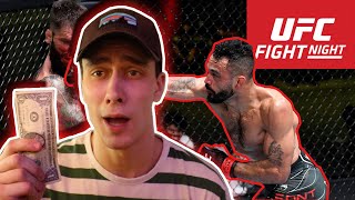 How Much Money Can I Make Off $1? Bet Challenge | Garbrandt VS Font Reaction