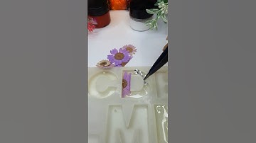 Resin Letter Art || Alphabate Art || Keychain || #letterart #alphabet