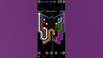 How To Solve Flow Free Hexes Inkblot Pack Level 56 11x11 Board Walk Through Solution Walkthrough