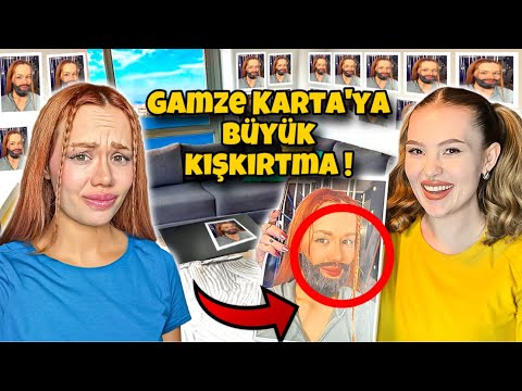 GAMZE'YE DEV KIŞKIRTMA! EVİNİ BİNLERCE FOTOĞRAFLA KAPLADIM !! ​⁠@GamzeKarta