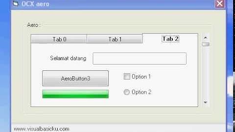 Membuat Aero Skin dengan Visual Basic 6.0 - Demo Belajar Visual Basic Indonesia