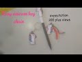 how to make easy key chain|| unicorn key chain 🦄🦄🦄🦄