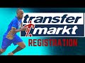 How to register players on transfermarkt or transfermarket in 2022