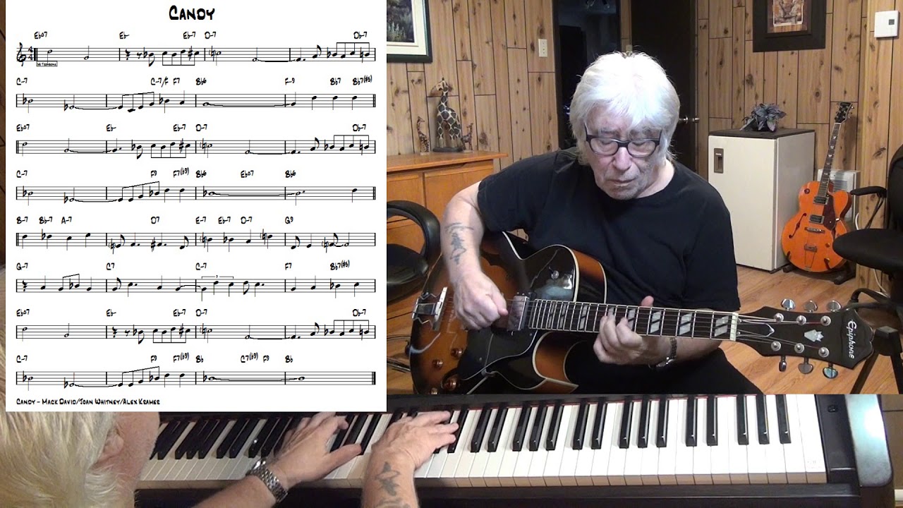 Candy - Jazz guitar & piano cover ( Lee Morgan )