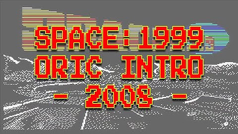 Space: 1999 Oric Computer Intro Music played by Jonathan Bristow (2008)