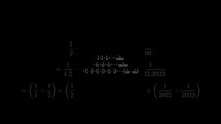 Deret Telescoping #shorts #maths