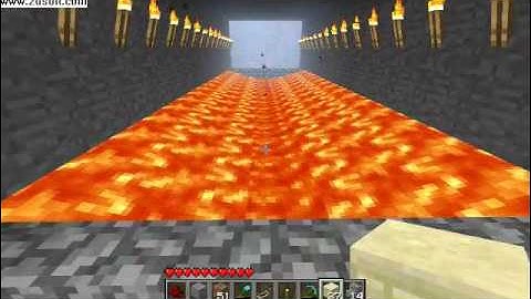 Minecraft-Huge Piston Drawbridge