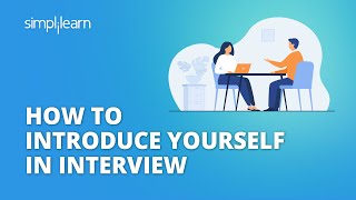 How To Introduce Yourself in Interview : Most Common Interview Question | #Shorts | Simplilearn screenshot 1