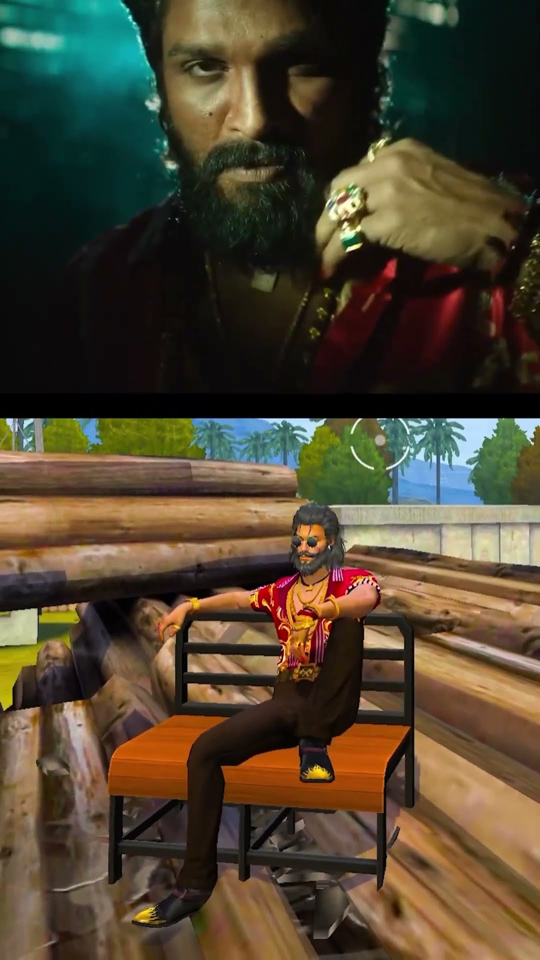Pushpa in Free Fire ? Jhukega Nahi Emote #shorts #freefire #tondegamer