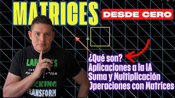 LAMENTABLE que NO te Enseñen así las MATRICES (Álgebra Lineal Clase Animada)