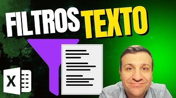 Filtro de texto no Excel