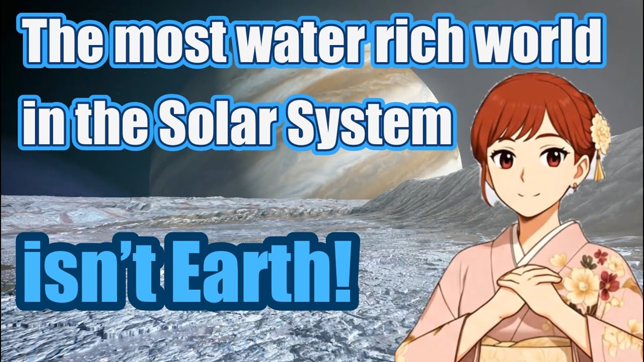 Earth’s water doesn’t even make the top three in the Solar System!?