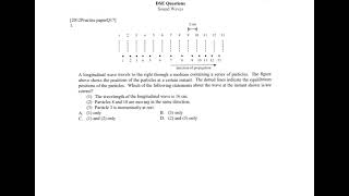 Wave DSE practice paper MC 17