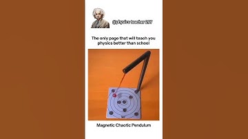 magnetic chaotic pendulum read description for more details 👇 #physics #science