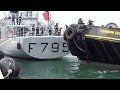 Départ de l'Aviso Commandant Ducuing  (F 795 ) Sète 13/05/2015