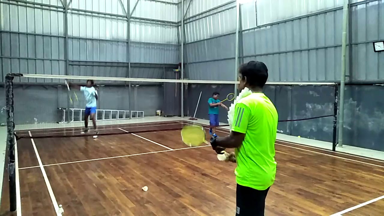 Badminton coaching by K.Sunil