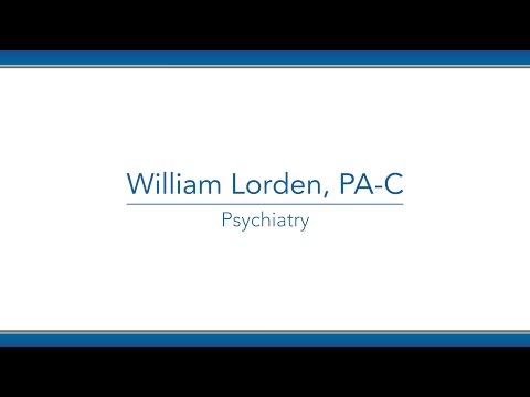 William Lorden, PA-C video thumbnail