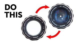 How to Fix a Vintage Lens Stuck Aperture