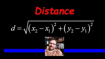 How to use Distance and Midpoint Formula - Simplify a Square Root