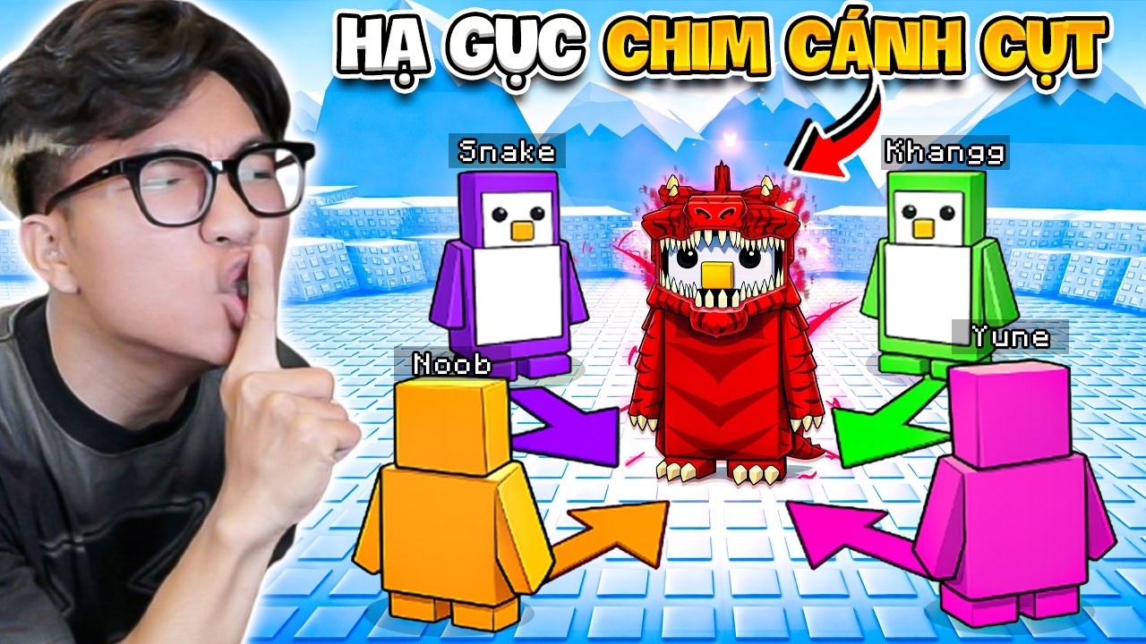 CUỘC THI CHIM CÁNH CỤT CUỐI CÙNG CÒN ĐỨNG TRÊN TẢNG BĂNG TRONG ROBLOX | KNOCKOUT🐧