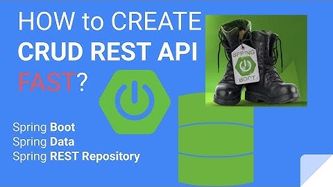 HOW to CREATE CRUD REST API FAST?