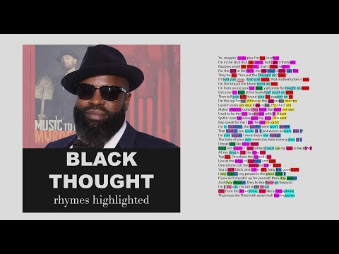Black Thought on Yah Yah - Lyrics, Rhymes Highlighted (124)