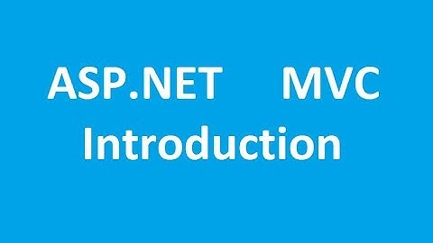 ASP.NET MVC Demo