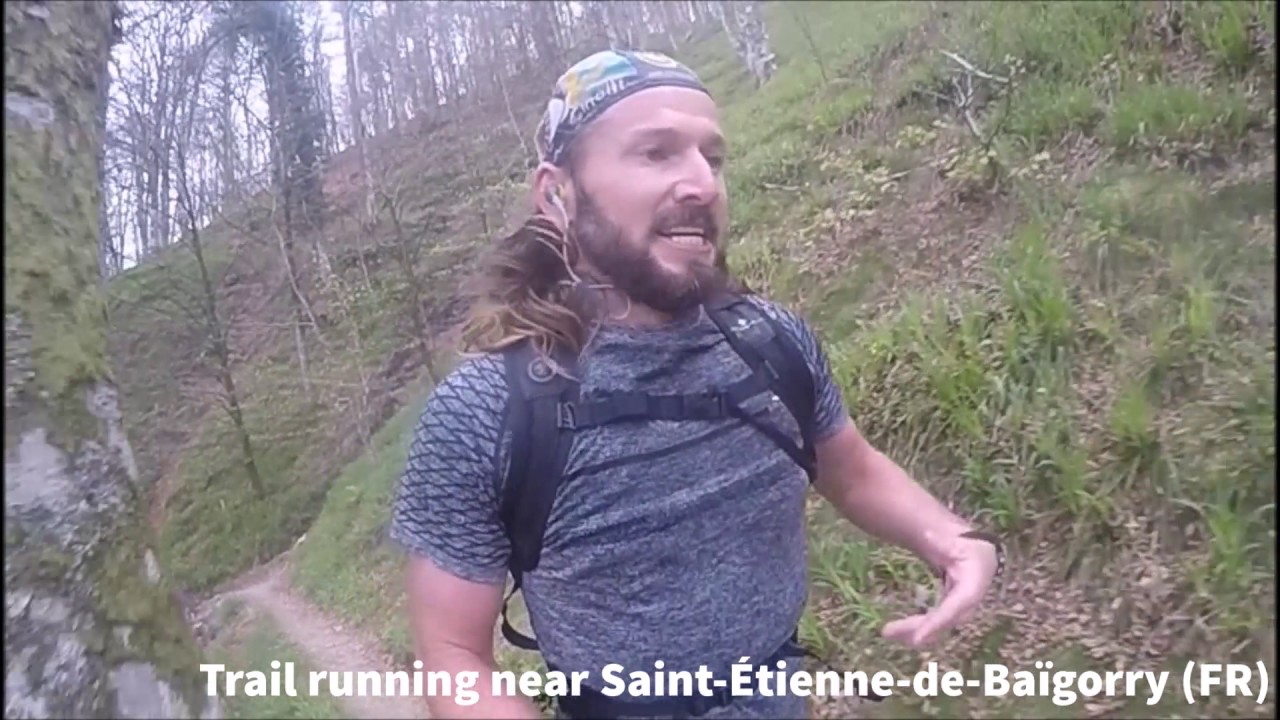 Trail running near SaintÉtiennedeBaïgorry, France YouTube