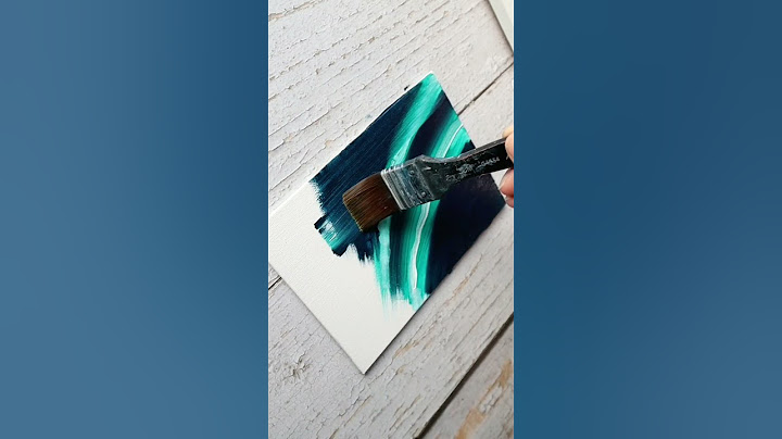 Aurora borealis / northern lights acrylic painting for beginners ✨️