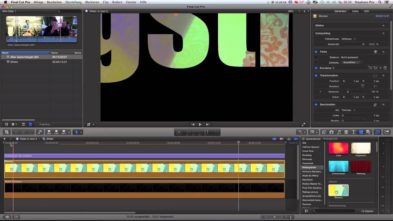 free special effects final cut pro