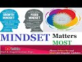 Mindset matters most  personality development series  attitude  behavior  actions  success