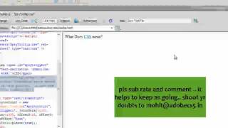 Dreamweaver cs5 tutorial: Spry Tooltip Complete Explanation