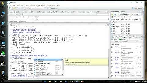 Latin Square design analysis using R-software