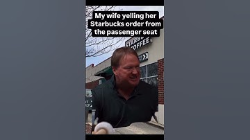 Coach Gruden or my wife ordering Starbucks?